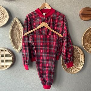 Vintage LL Bean matching Christmas pajama set